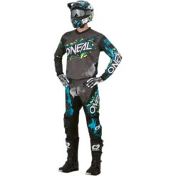 Oneal 2023 Element Villain Grey Kids Pants -Motocross Equipment 010E948 c 2