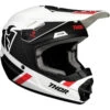 Thor 2024 Sector MIPS Split White/Black Kids Helmet -Motocross Equipment 0111 1359 c