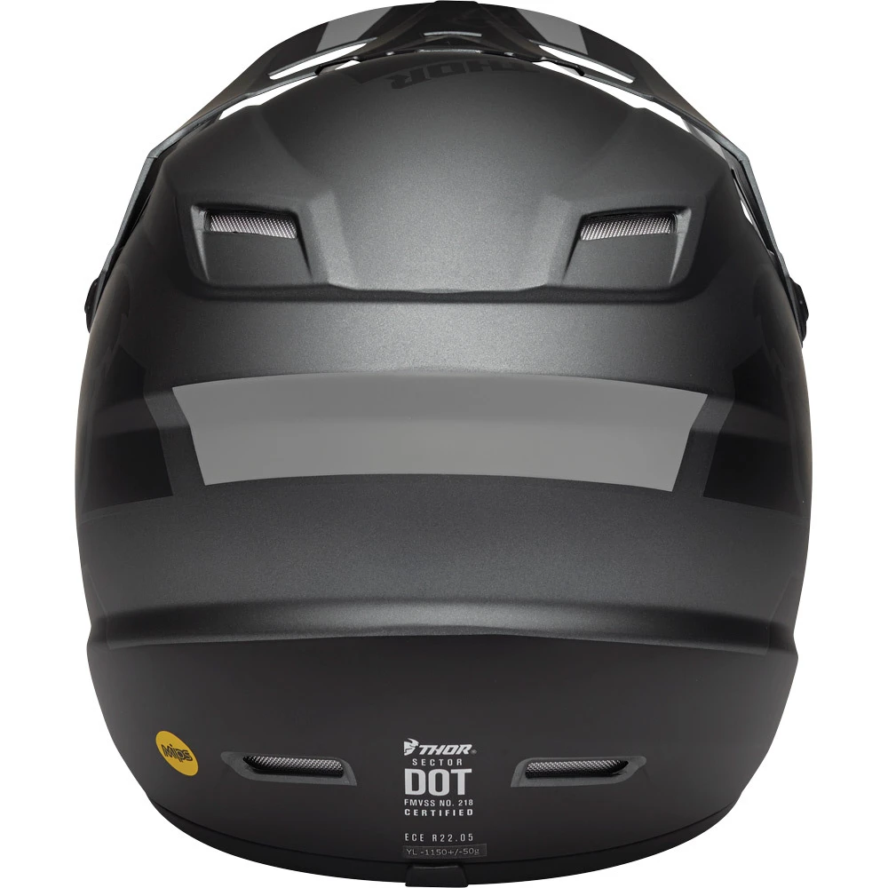 Thor 2024 Sector MIPS Split Charcoal/Black Kids Helmet 5 Thor 2024 Sector MIPS Split Charcoal/Black Kids Helmet - Image 3