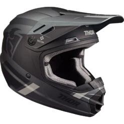 Thor 2024 Sector MIPS Split Charcoal/Black Kids Helmet