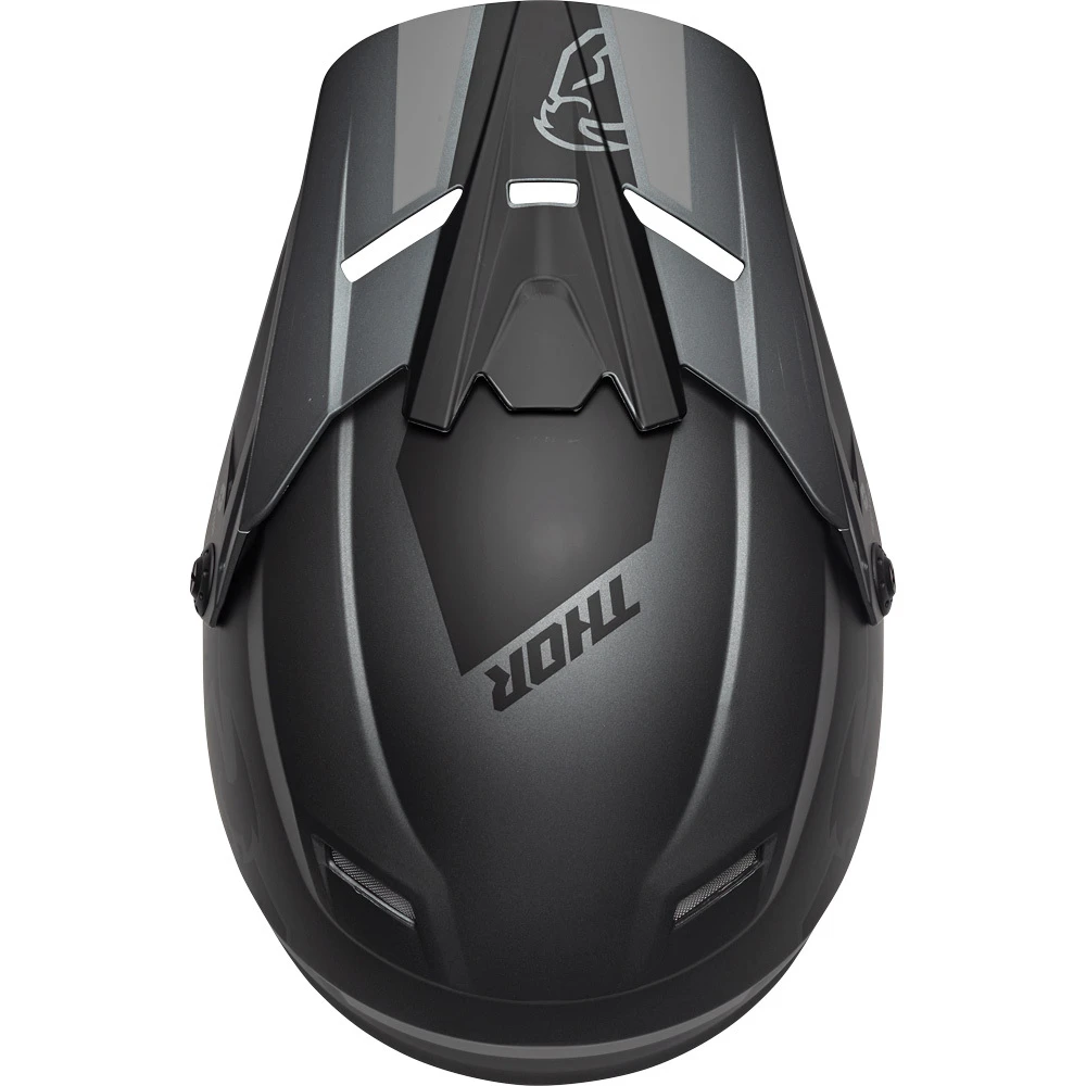 Thor 2024 Sector MIPS Split Charcoal/Black Kids Helmet 6 Thor 2024 Sector MIPS Split Charcoal/Black Kids Helmet - Image 4