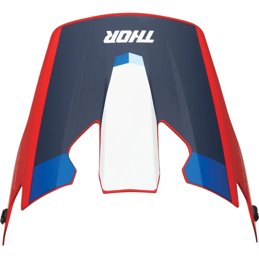 Thor Reflex Apex Red/White/Blue Visor Kit 3 Thor Reflex Apex Red/White/Blue Visor Kit