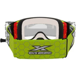 EKS Brand Lucid Fluro Yellow Zip Off Race Pack Goggles -Motocross Equipment 067 11135 3