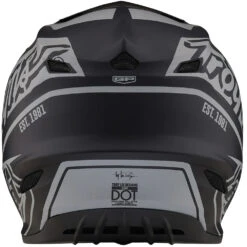 Troy Lee Designs 2023 GP Slice Black/Grey Helmet -Motocross Equipment 103217012 c 3