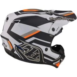 Troy Lee Designs 2023 GP Apex Grey/Orange Helmet -Motocross Equipment 103231001 c 4