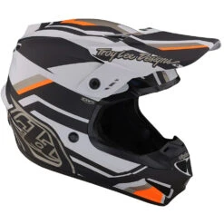 Troy Lee Designs 2023 GP Apex Grey/Orange Helmet -Motocross Equipment 103231001 c 6