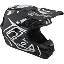 Troy Lee Designs 2022 GP Overload Camo Black/Grey Kids Helmet -Motocross Equipment 104253003 c 6