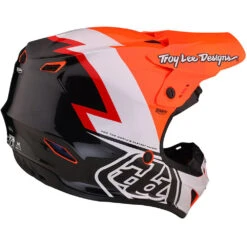 Troy Lee Designs 2023 GP Volt Orange Kids Helmet -Motocross Equipment 104603023 c 4