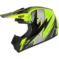 M2R XYOUTH Thunder PC-3 Hi-Vis Kids Helmet -Motocross Equipment 1118027 c 1