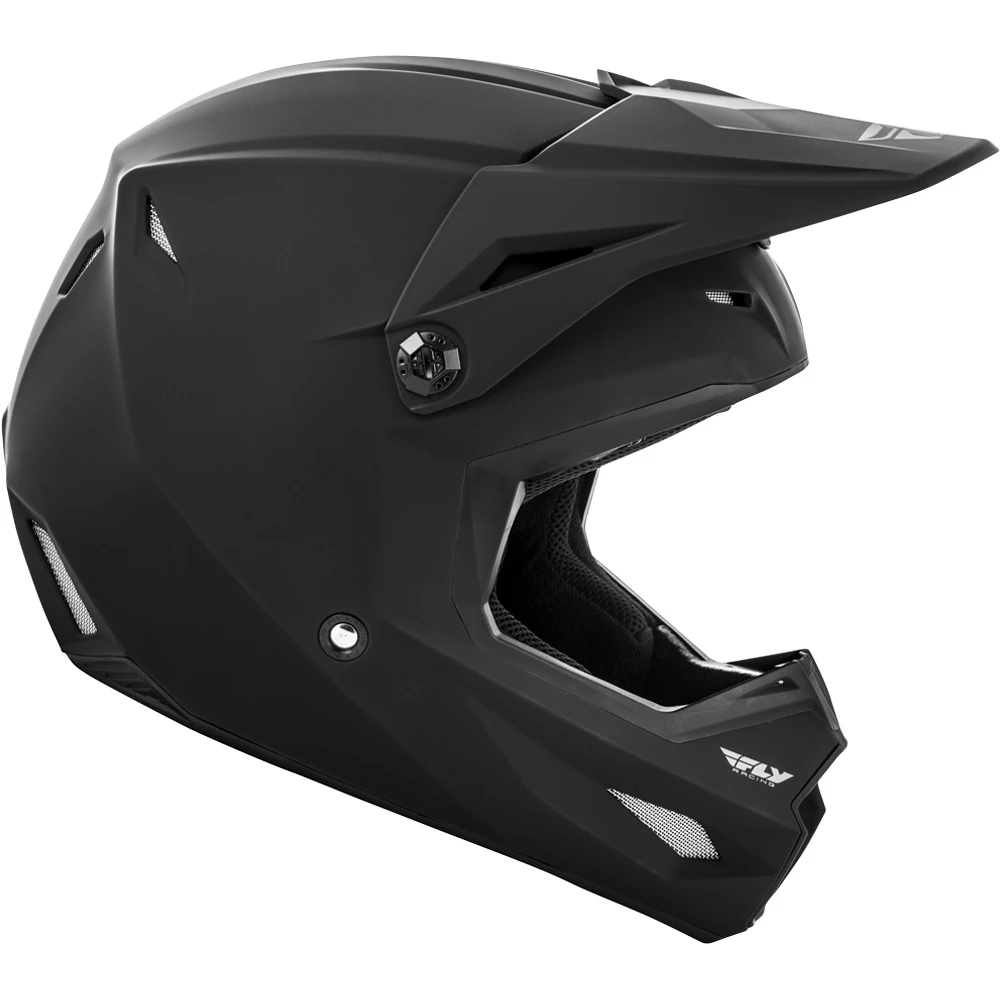 Fly Racing 2024 Kinetic Matte Black Kids Helmet 4 Fly Racing 2024 Kinetic Matte Black Kids Helmet - Image 2