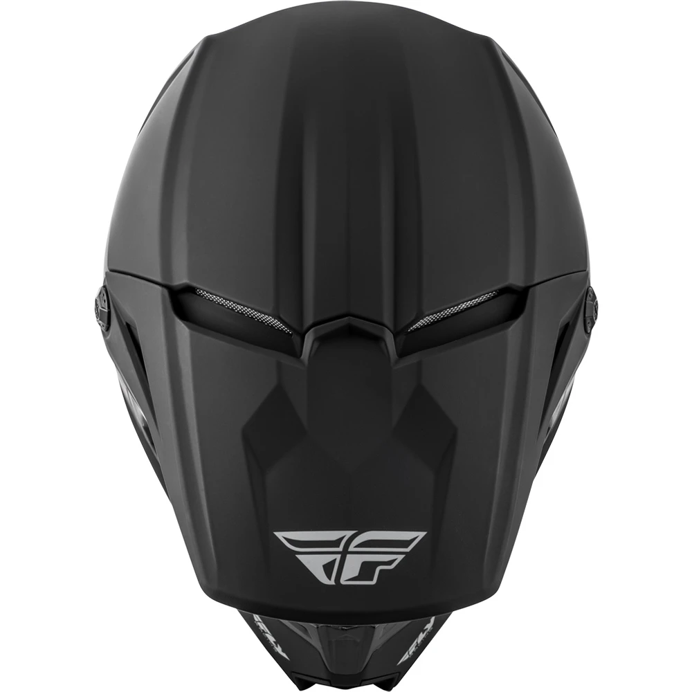 Fly Racing 2024 Kinetic Matte Black Kids Helmet 5 Fly Racing 2024 Kinetic Matte Black Kids Helmet - Image 3
