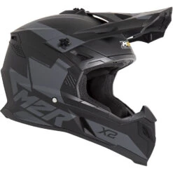 M2R X2 Inverse PC-5F Grey Helmet -Motocross Equipment 1120240 c 1