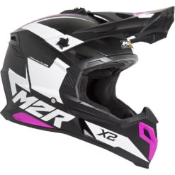 M2R X2 Inverse PC-7F Pink Helmet -Motocross Equipment 1120252 c 1