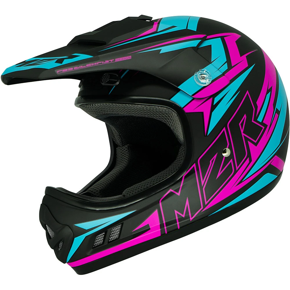 M2R MX2 Bolt PC-7F Kids Helmet 3 M2R MX2 Bolt PC-7F Kids Helmet