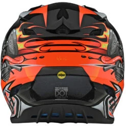 Troy Lee Designs 2023 SE4 Poly Carb Black Kids Helmet -Motocross Equipment 112251003 c 3