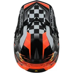 Troy Lee Designs 2023 SE4 Poly Carb Black Kids Helmet -Motocross Equipment 112251003 c 7