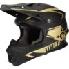 M2R EXO Unit Protech PC-9F Matte Gold/Black Helmet -Motocross Equipment 1123032 c