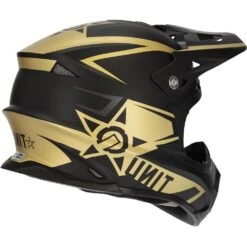 M2R EXO Unit Protech PC-9F Matte Gold/Black Helmet -Motocross Equipment 1123032 c 3