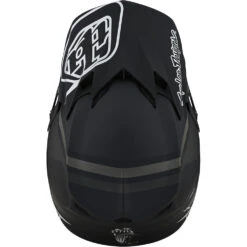 Troy Lee Designs 2023 SE4 Poly Skooly Black Kids Helmet -Motocross Equipment 112328023 c 7