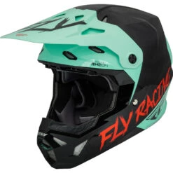 Fly Racing 2023 Formula CP S.E Rave Black/Mint/Red Kids Helmet