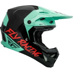 Fly Racing 2023 Formula CP S.E Rave Black/Mint/Red Kids Helmet -Motocross Equipment 1124269 c 3