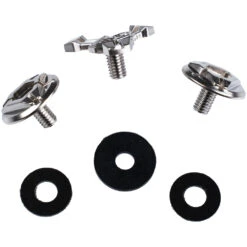 6D ATR-1/ATR-2 Chrome Helmet Visor Screws -Motocross Equipment 1124744 2
