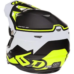 6D ATR-2 Drive Neon Yellow Helmet -Motocross Equipment 1125862 c 7