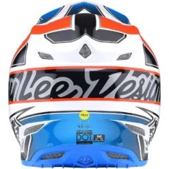 Troy Lee Designs 2022 SE5 Composite Team Orange/Blue Helmet -Motocross Equipment 183005002 c 3