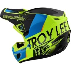 Troy Lee Designs 2023 SE5 Composite Qualifier Yellow Helmet -Motocross Equipment 183559002 c 2