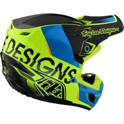 Troy Lee Designs 2023 SE5 Composite Qualifier Yellow Helmet -Motocross Equipment 183559002 c 4