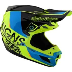 Troy Lee Designs 2023 SE5 Composite Qualifier Yellow Helmet -Motocross Equipment 183559002 c 6