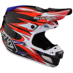 Troy Lee Designs 2023 SE5 Composite Inferno Red Helmet -Motocross Equipment 183943001 c 1