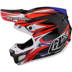 Troy Lee Designs 2023 SE5 Composite Inferno Red Helmet -Motocross Equipment 183943001 c 6