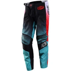 Troy Lee Designs 2023 GP Arc Turquoise/Neon Melon Kids Pants