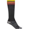 Fly Racing MX Thin Black Kids Riding Socks -Motocross Equipment 2120769