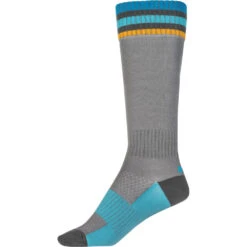 Fly Racing MX Thin Grey Kids Riding Socks -Motocross Equipment 2120772 2