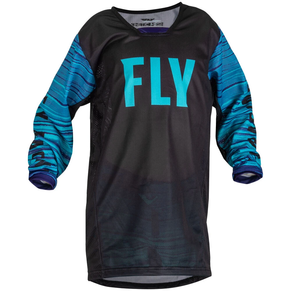 Fly Racing 22.5 Kinetic Mesh Black/Blue/Purple Kids Jersey 3 Fly Racing 22.5 Kinetic Mesh Black/Blue/Purple Kids Jersey