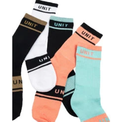 Unit Equip Hi-Lux Bamboo 5Pk Womens Socks -Motocross Equipment 212233002 MULTI 3