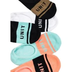 Unit Equip Imvisible Bamboo 5Pk Womens Socks -Motocross Equipment 212233004 MULTI 3