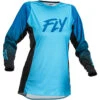 Fly Racing 2023 Lite Blue/Black Womens Jersey -Motocross Equipment 2122466 c