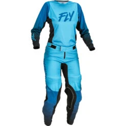 Fly Racing 2023 Lite Blue/Black Womens Jersey -Motocross Equipment 2122466 c 2