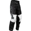 Fly Racing 2023 Kinetic Khaos Grey/Black/White Kids Pants -Motocross Equipment 2122605 c