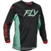 Fly Racing 2023 Kinetic S.E Rave Black/Mint/Red Jersey -Motocross Equipment 2122646 c