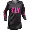 Fly Racing 2023 F-16 Black/Pink Kids Jersey 2 Fly Racing 2023 F-16 Black/Pink Kids Jersey -Motocross Equipment 2122743 c
