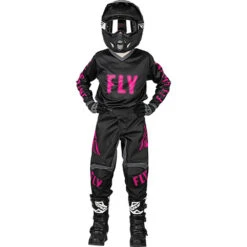 Fly Racing 2023 F-16 Black/Pink Kids Jersey -Motocross Equipment 2122743 c 3