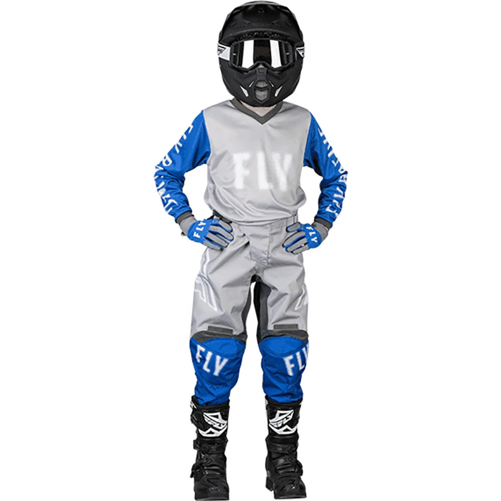 Fly Racing 2023 F-16 Grey/Blue Kids Pants 7 Fly Racing 2023 F-16 Grey/Blue Kids Pants - Image 5