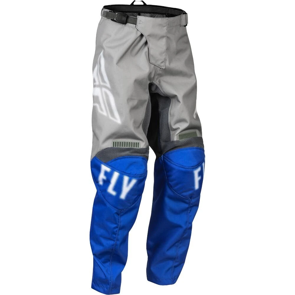 Fly Racing 2023 F-16 Grey/Blue Kids Pants 3 Fly Racing 2023 F-16 Grey/Blue Kids Pants
