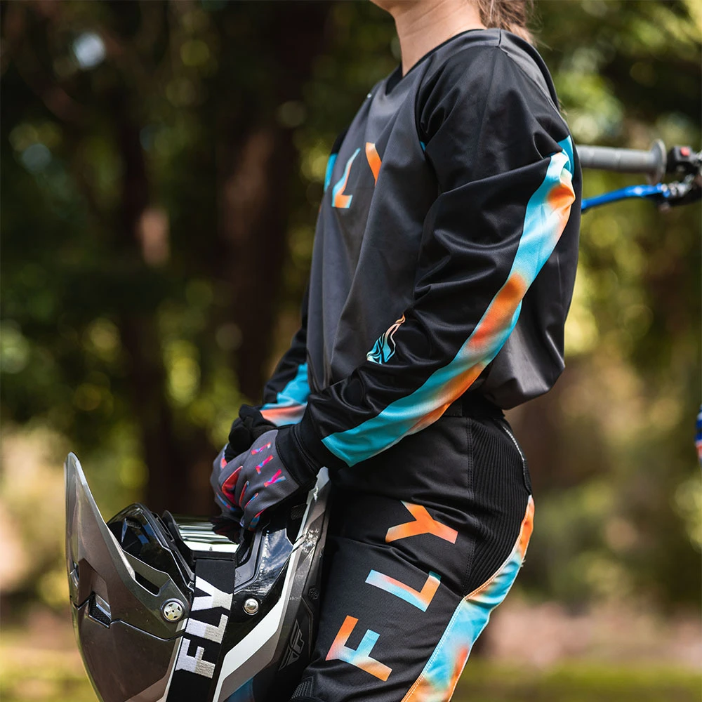 Fly Racing 2023 F-16 Grey/Pink/Blue Womens Pants 10 Fly Racing 2023 F-16 Grey/Pink/Blue Womens Pants - Image 8