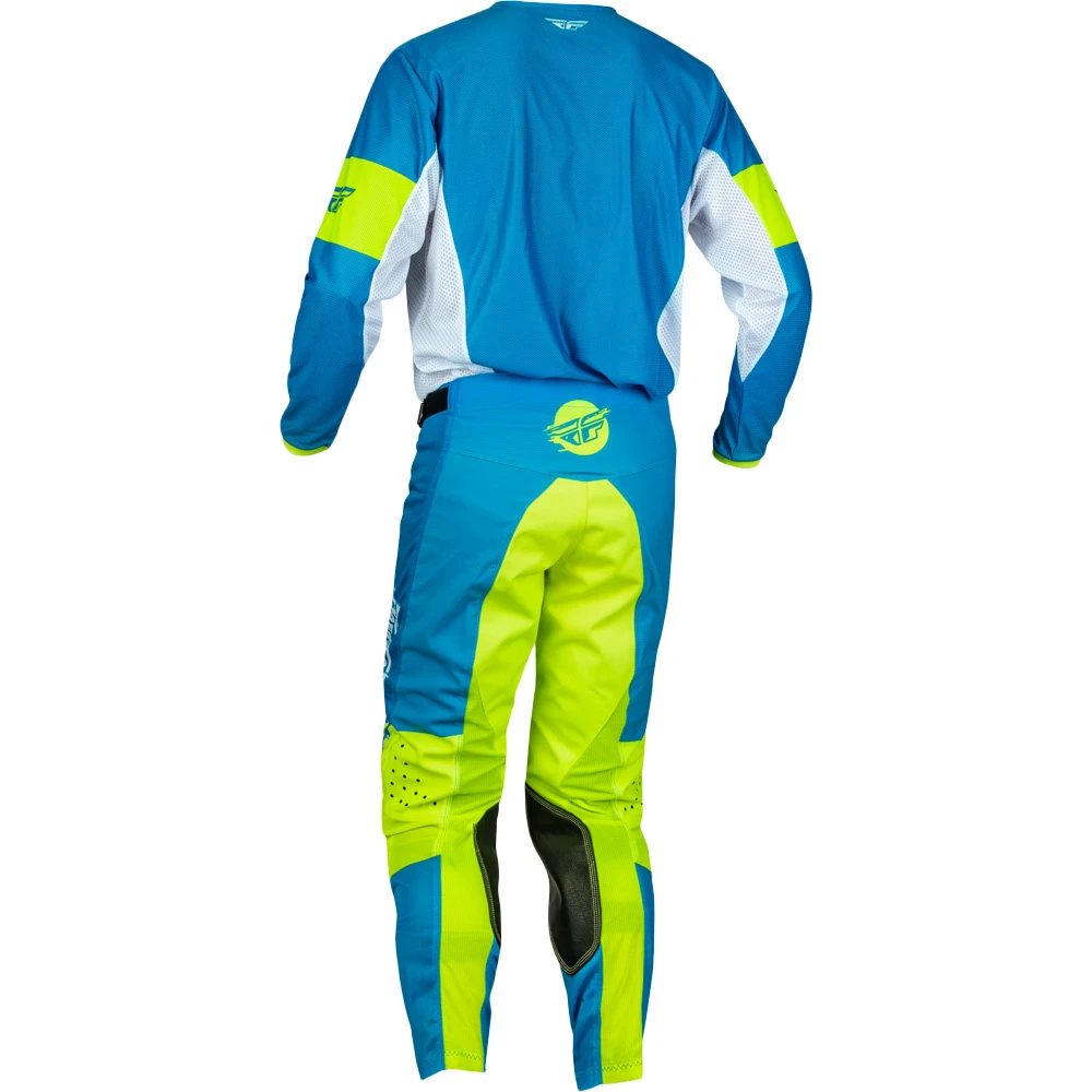Fly Racing 23.5 Kinetic Mesh Khaos Blue/White/Hi-Vis Kids Pants 7 Fly Racing 23.5 Kinetic Mesh Khaos Blue/White/Hi-Vis Kids Pants - Image 5