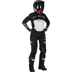 Fly Racing 2024 Lite Black/Grey Womens Jersey -Motocross Equipment 2124381 c 2